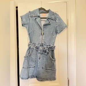 Show Me Your Mumu Denim Dress